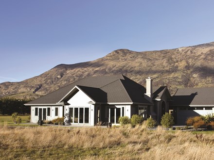 Gerard Senator steel roof on a rural home in New Zealand's South Island